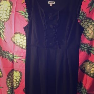 Size 12 Intermission Black Button Midi Dress